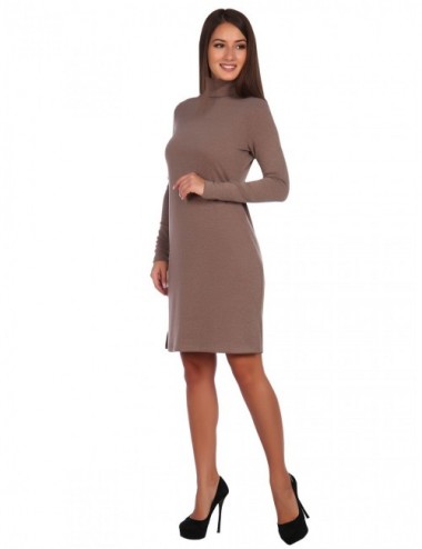 SALE Платье с разрезами и воротником стойка П78546-33 от Comfi