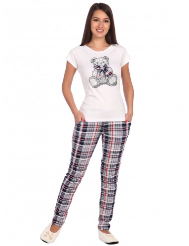 Костюм женский футболка "Мишка с бантом" и брюки от Comfi